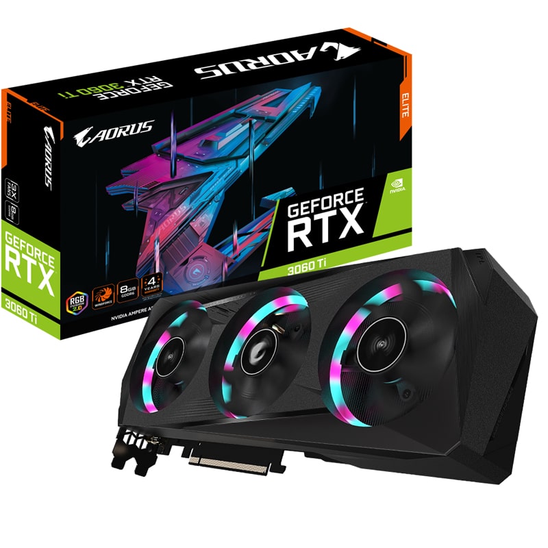 AORUS RTX 3060 Ti ELITE 8G