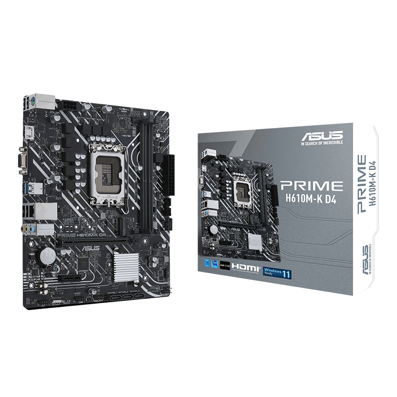 ASUS PRIME H610M-K D4 Motherboard