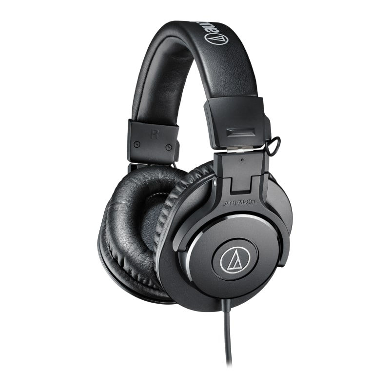 Audio-Technica ATH-M30X Professional Studio Monitor Headphones