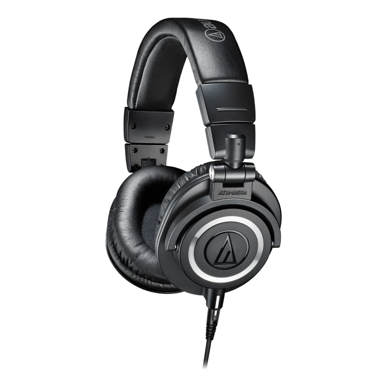 Audio-Technica ATH-M50X Professional Studio Monitor Headphones – Black