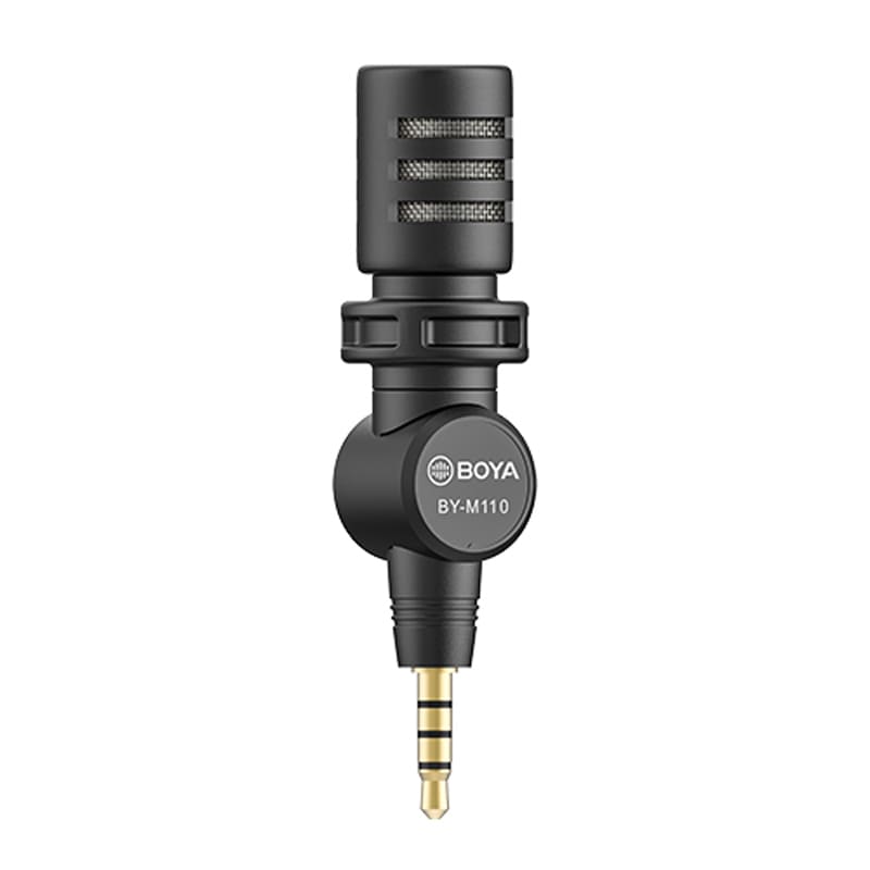 BOYA BY-M110 Miniature Condenser Smartphone Microphone