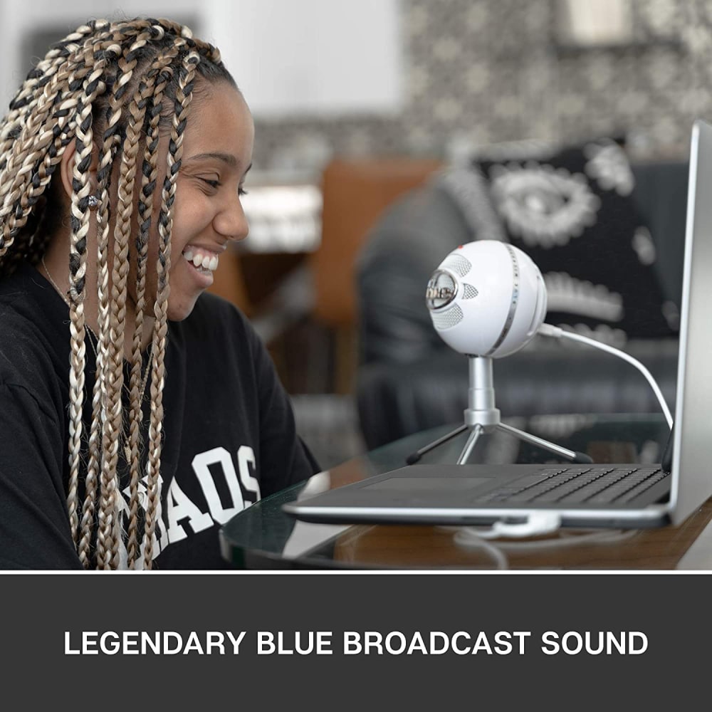Blue Snowball iCE USB Condenser Microphone – White