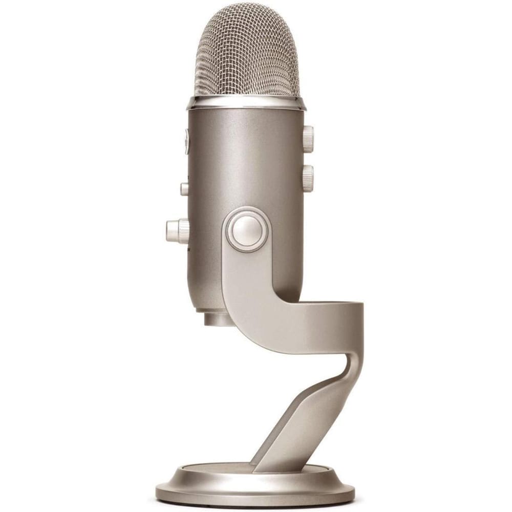 Blue Yeti Exclusive Limited Platinum Edition USB Condenser Microphone – Pre-Owned