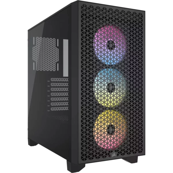 Corsair 3000D RGB AIRFLOW Mid-Tower PC Case - Black