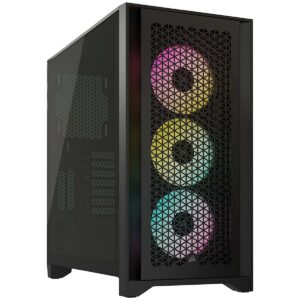 Corsair iCUE 4000D RGB AIRFLOW Mid-Tower Case — Black