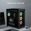 Corsair iCUE 5000X RGB Tempered Glass Mid-Tower ATX PC Smart Case — Black - Image 4