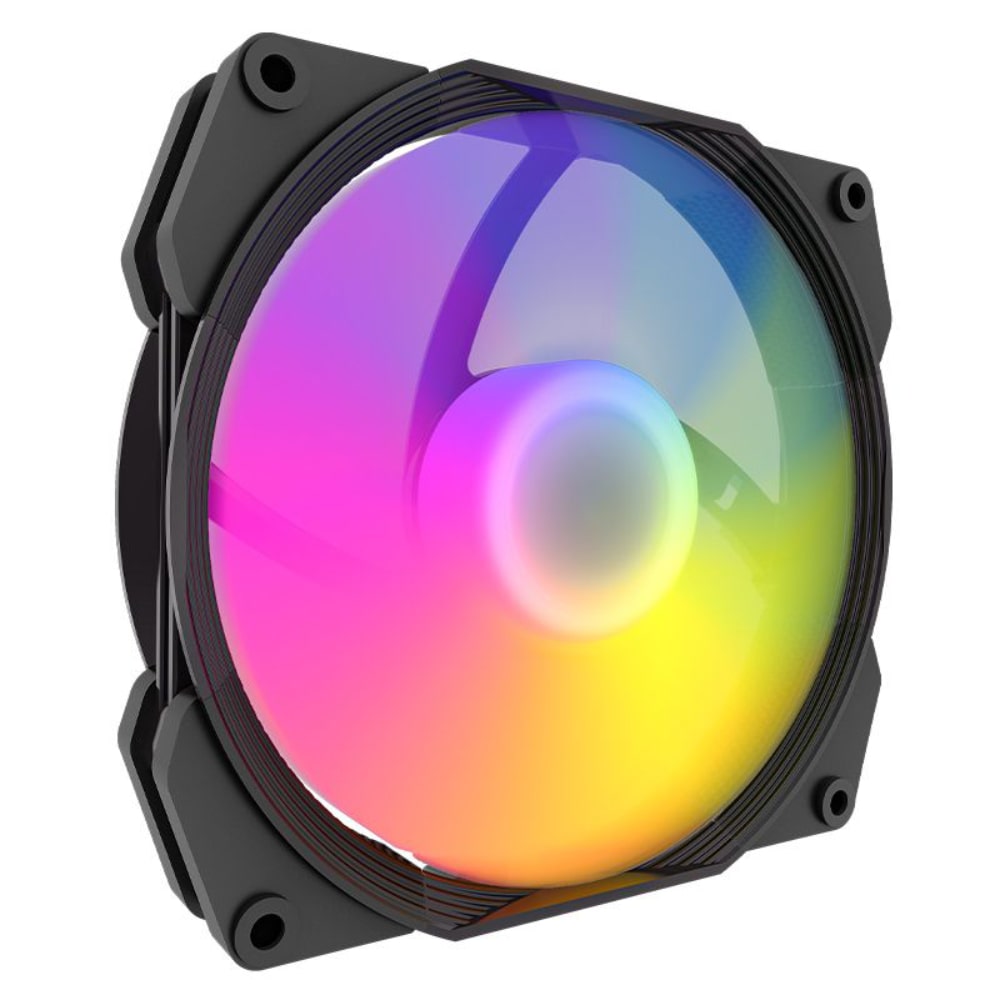 Darkflash S202 ARGB PWM Cooling Fan – Black