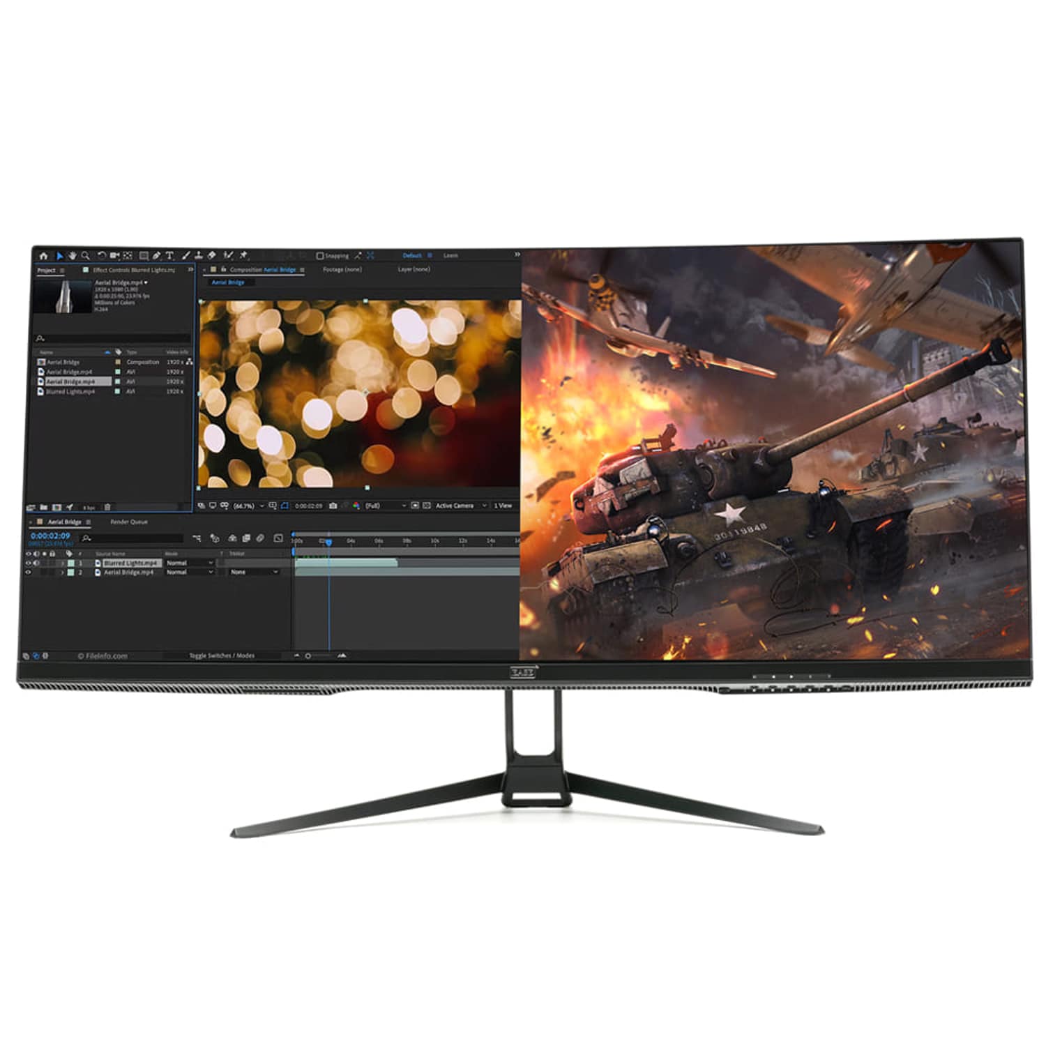 EASE PG34RWI 34 QHD Curved IPS Gaming Monitor