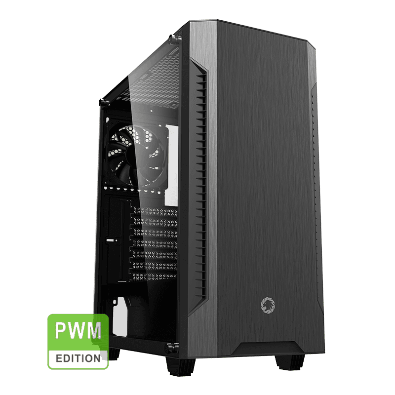 GameMax Fortress TG Gaming Case with 3 Fans