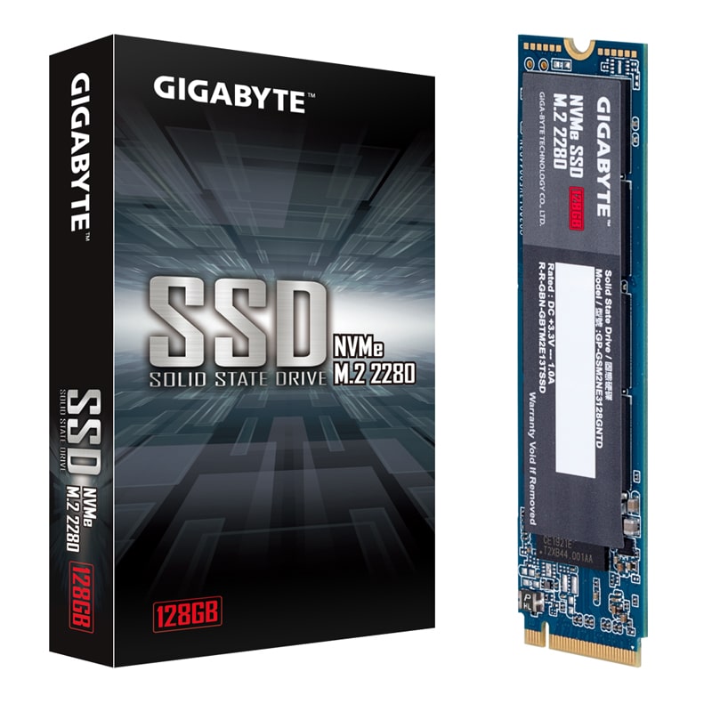 Gigabyte 128GB Gen3 NVMe M.2 SSD