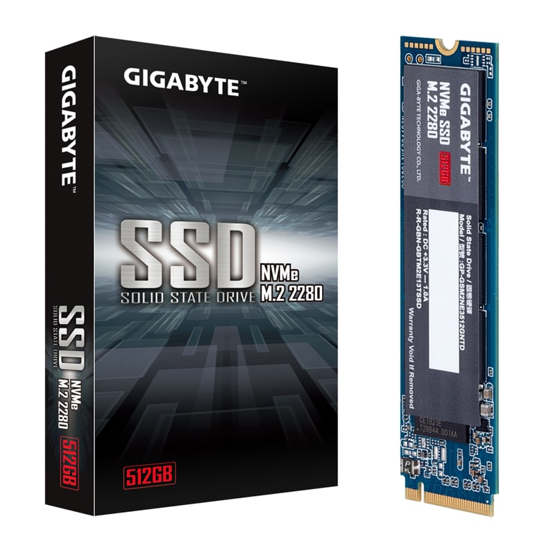 Gigabyte 512GB Gen3 NVMe M.2 SSD