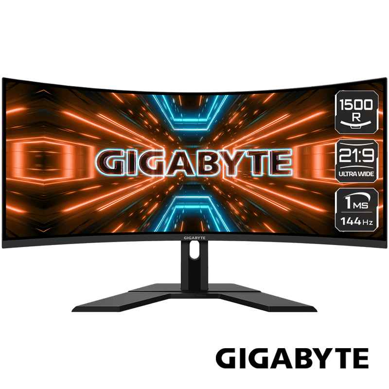 Gigabyte G34WQC 34 VA WQHD 144Hz Curved Gaming Monitor