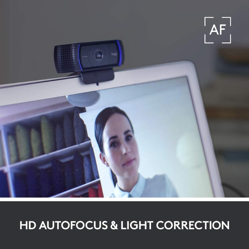 Logitech C920 PRO HD Webcam with Stereo Audio