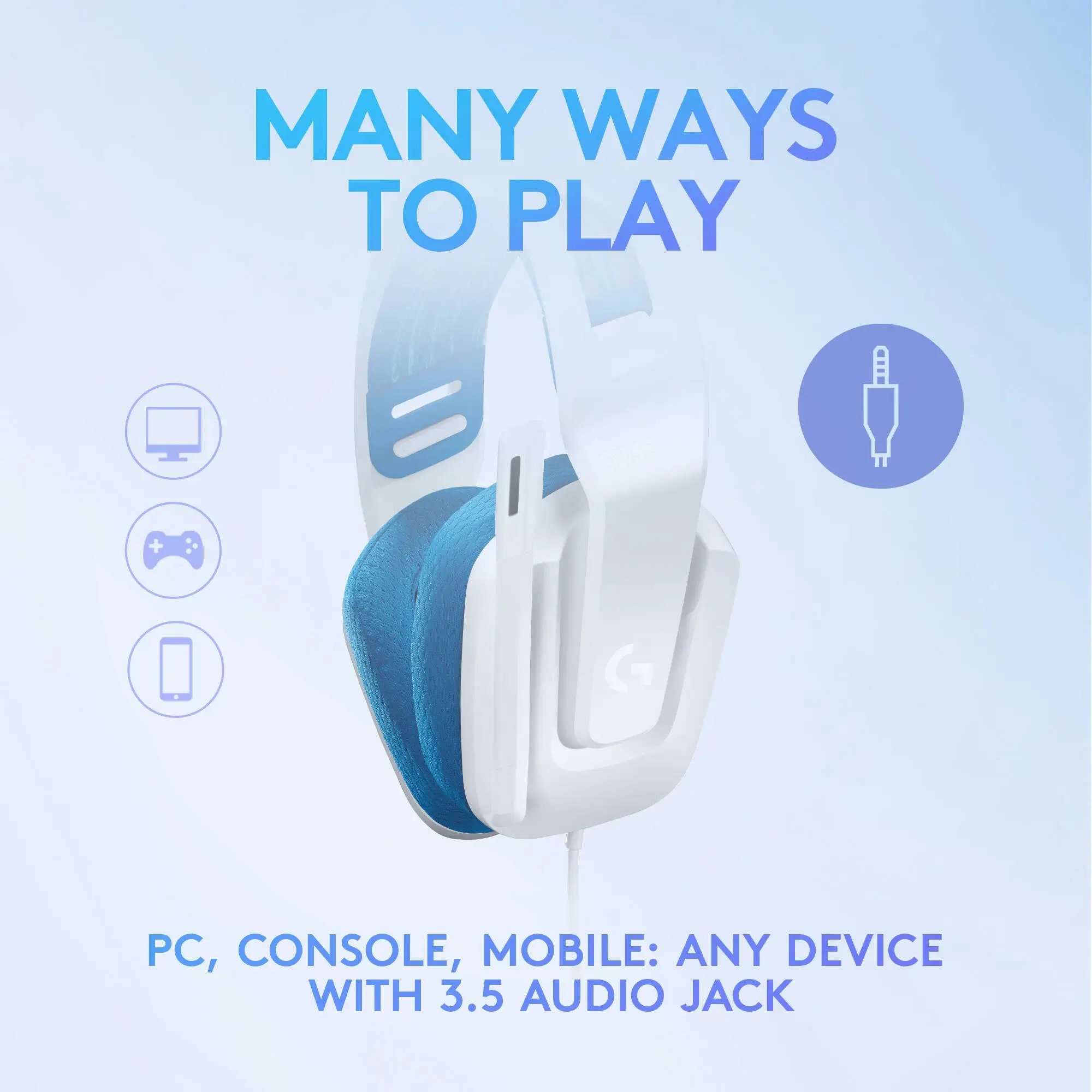 Logitech G G335 Gaming Headset White