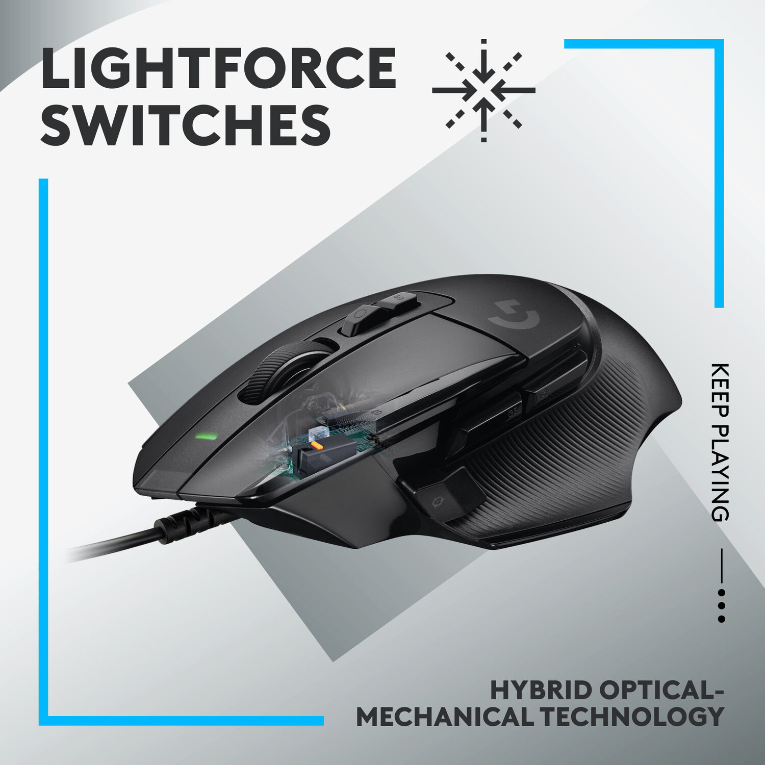 Logitech G502 X Wired Gaming Mouse – Black