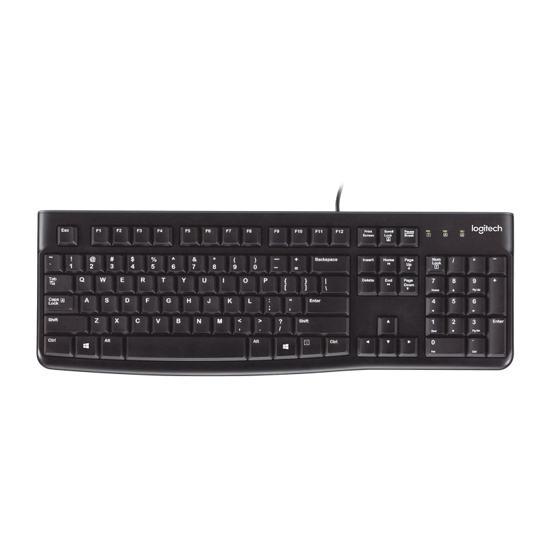 Logitech K120 Ergonomic USB Keyboard