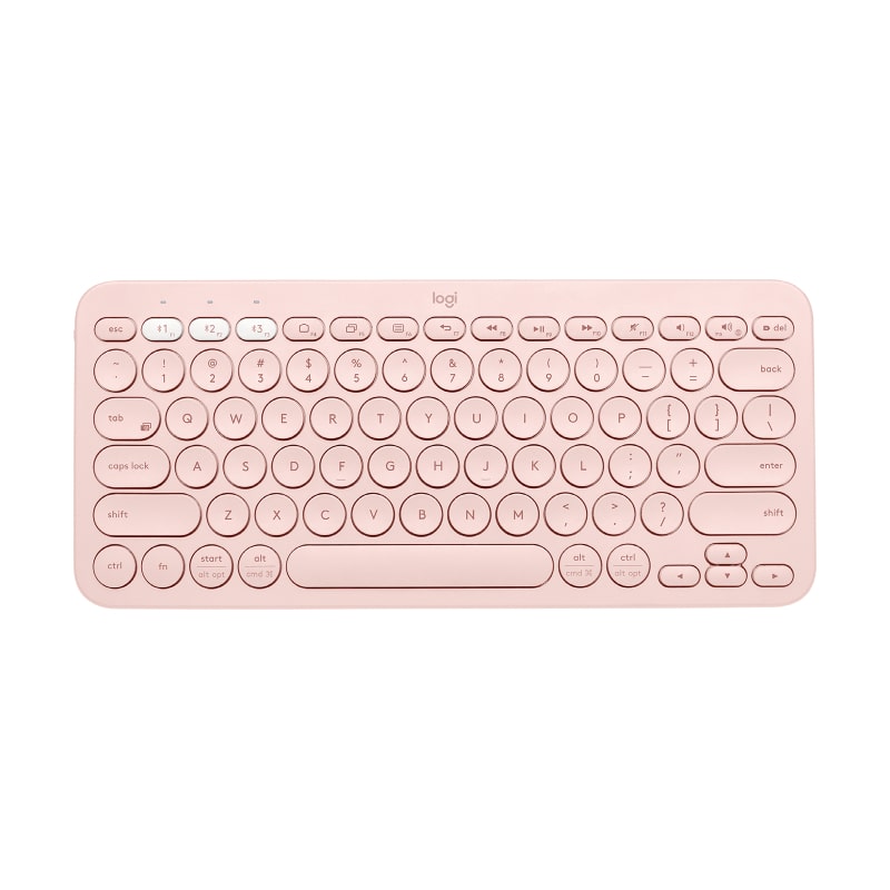 Logitech K380 Multi-Device Bluetooth Keyboard – Rose