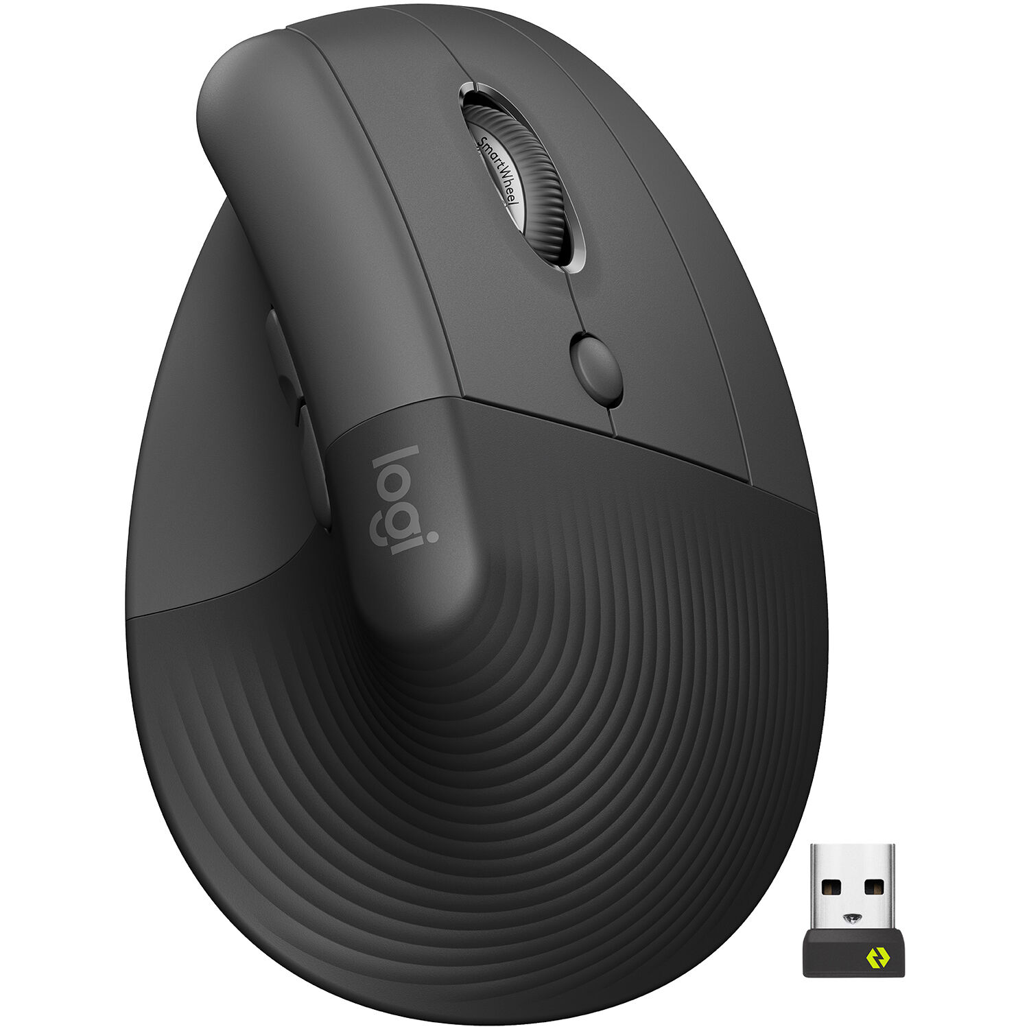 Logitech Lift Vertical Ergonomic Wireless Mouse – Graphite