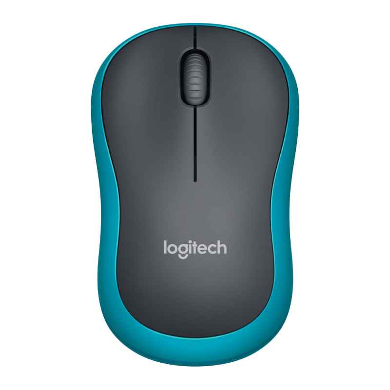 Logitech M185 Wireless Mouse – Blue