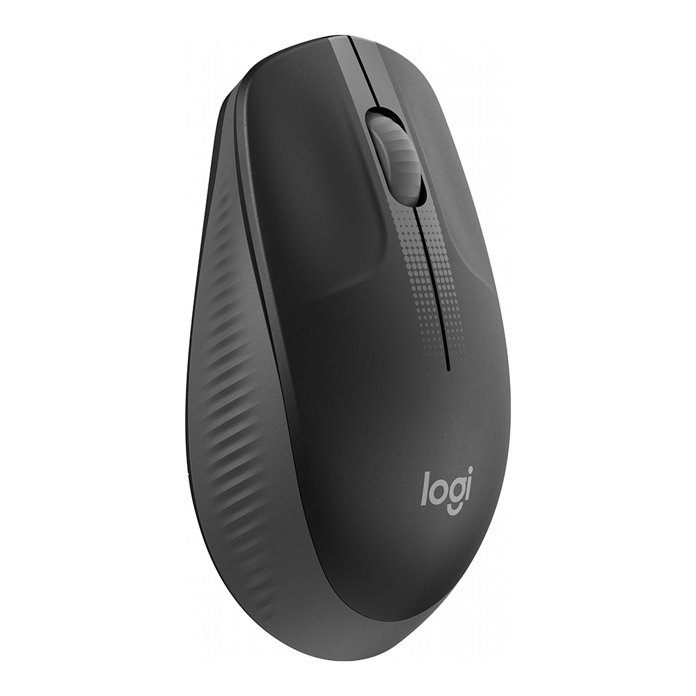 Logitech M190 Full-Size Wireless USB Mouse – Charcoal