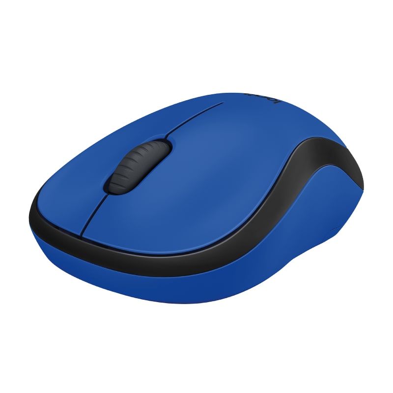 Logitech M221 Silent Wireless Mouse – Blue