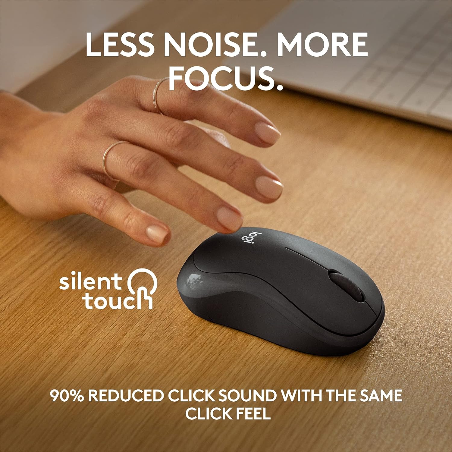 Logitech M240 Silent Bluetooth Wireless Mouse – Black