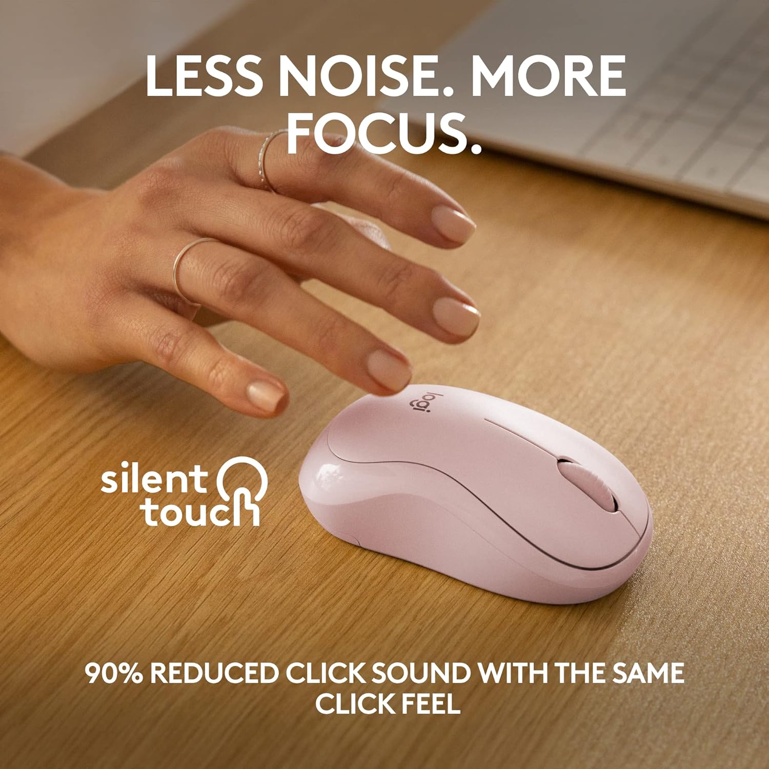 Logitech M240 Silent Bluetooth Wireless Mouse – Pink