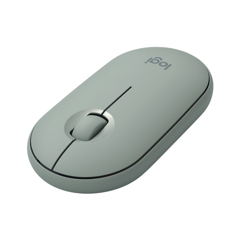 Logitech M350 Pebble Wireless Optical Mouse – Eucalyptus