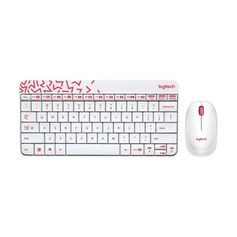 Logitech MK240 NANO Wireless Mouse and Keyboard Combo – White