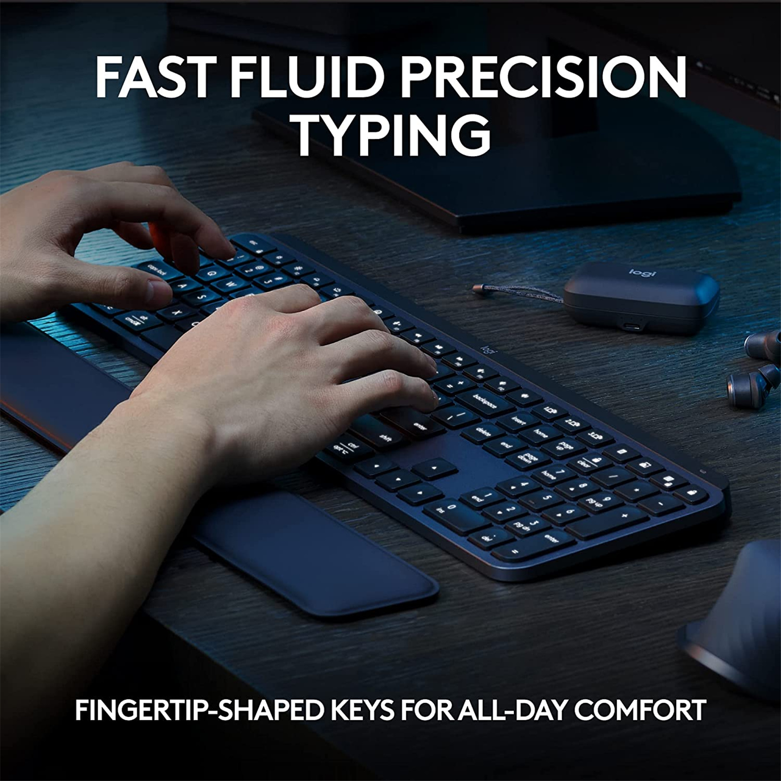 Logitech MX KEYS S Advanced Wireless Keyboard Graphite