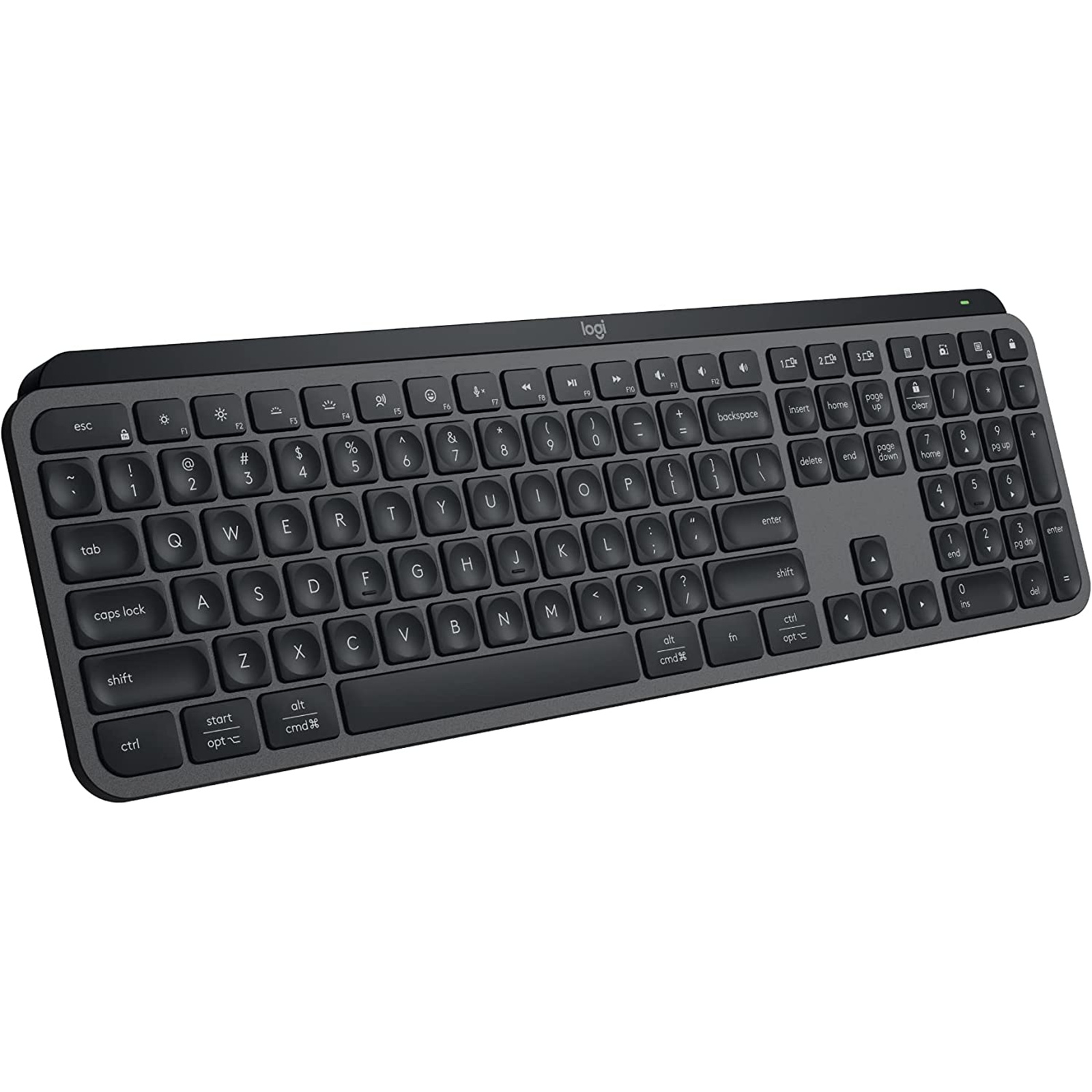 Logitech MX KEYS S Advanced Wireless Keyboard Graphite