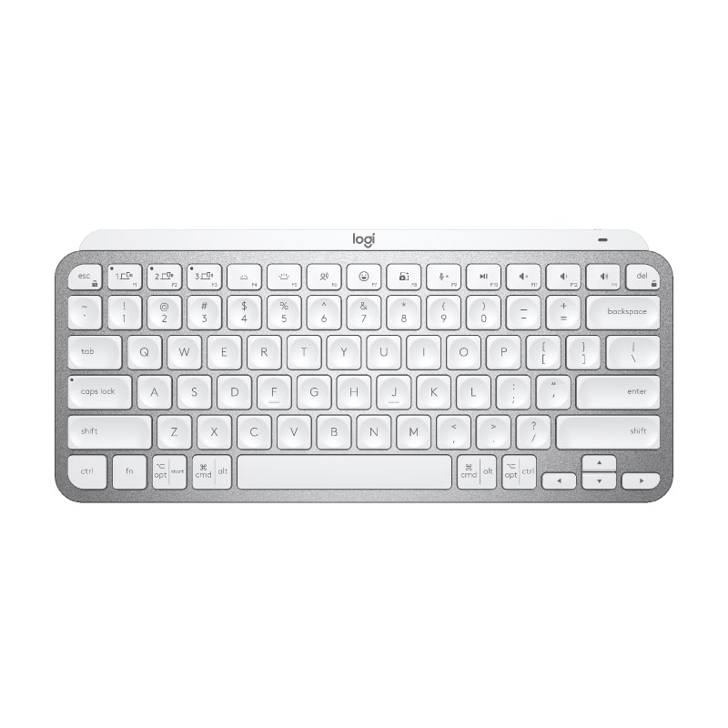 Logitech MX Keys Mini Wireless Keyboard – Pale Gray