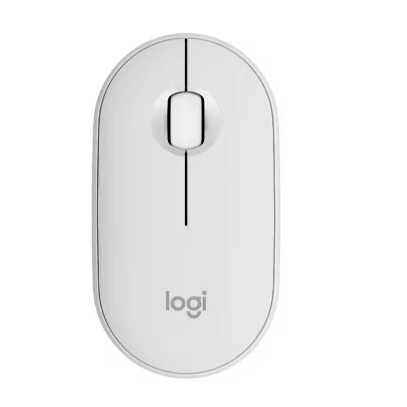 Logitech Pebble Mouse 2 M350s Slim Bluetooth Wireless Mouse – Tonal White
