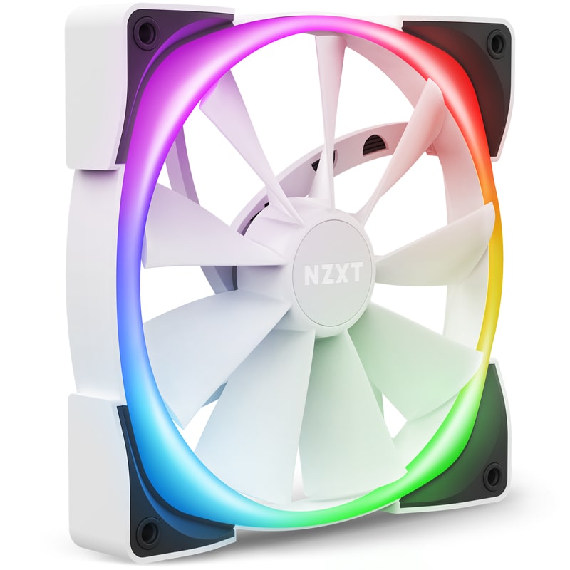 NZXT Aer RGB 2 140mm Fan Black – White