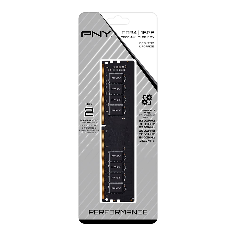 PNY Performance 16GB 3200MHz CL22 DDR4 Memory