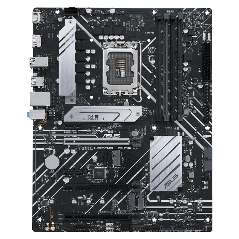 ASUS PRIME H670-PLUS D4 Motherboard