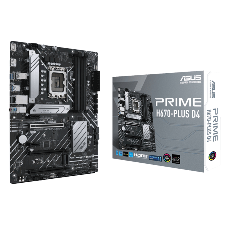 ASUS PRIME H670-PLUS D4 Motherboard