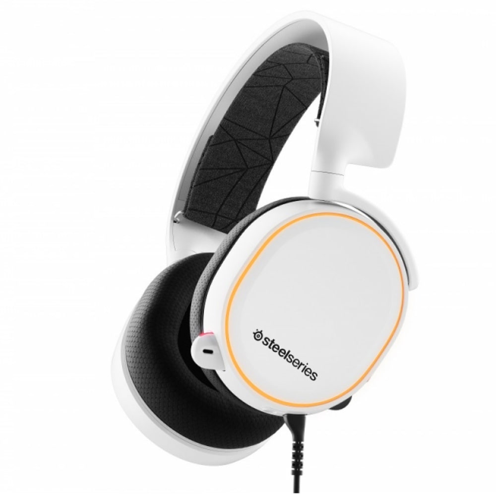 SteelSeries Arctis 5 2019 Edition RGB Gaming Headset – White