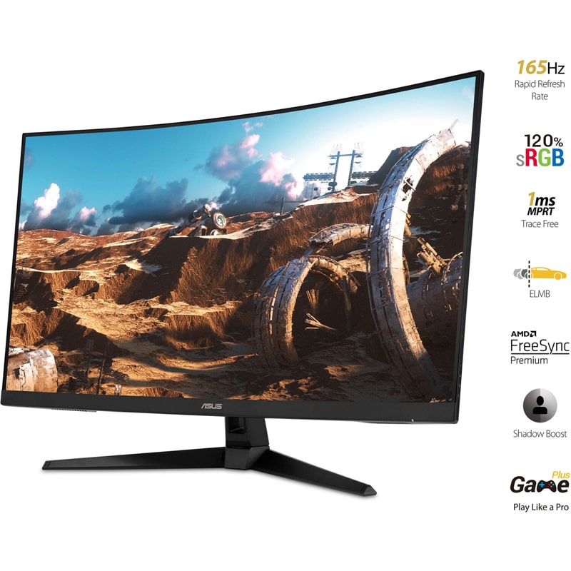 ASUS TUF VG328H1B 31.5" VA FHD 165Hz Curved Gaming Monitor