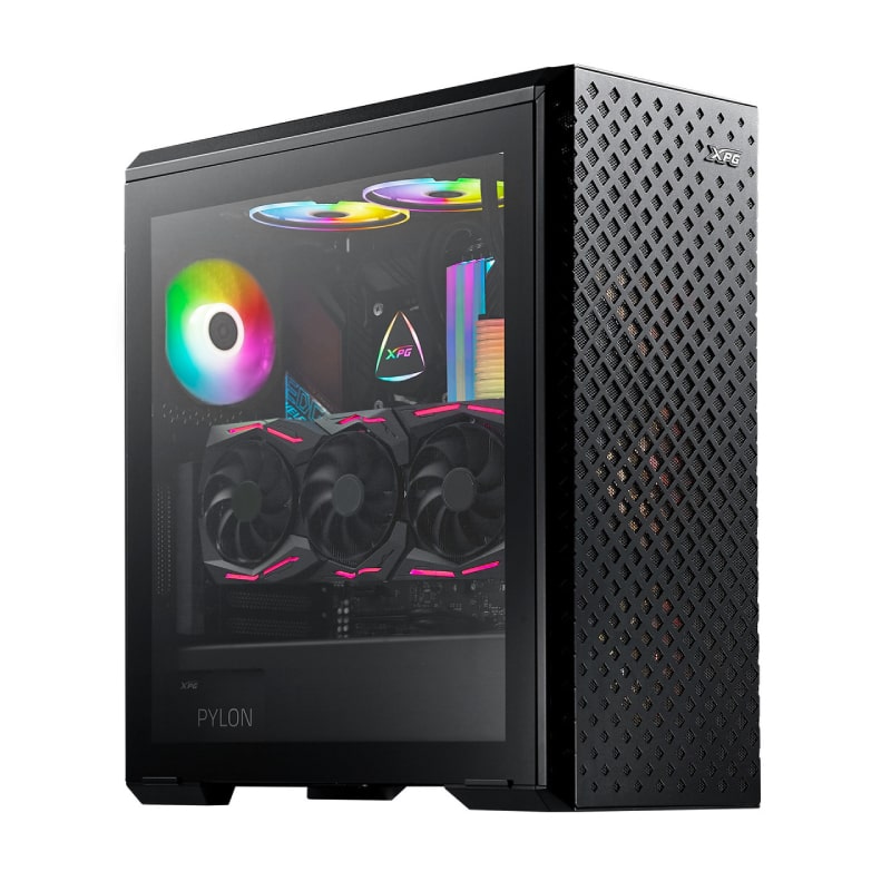 XPG Defender Pro Mid Tower Gaming Chassis – Black