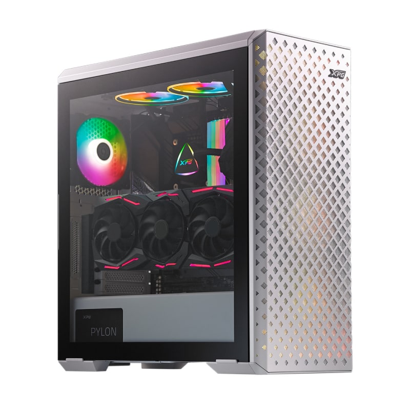 XPG Defender Pro Mid Tower Gaming Chassis – White