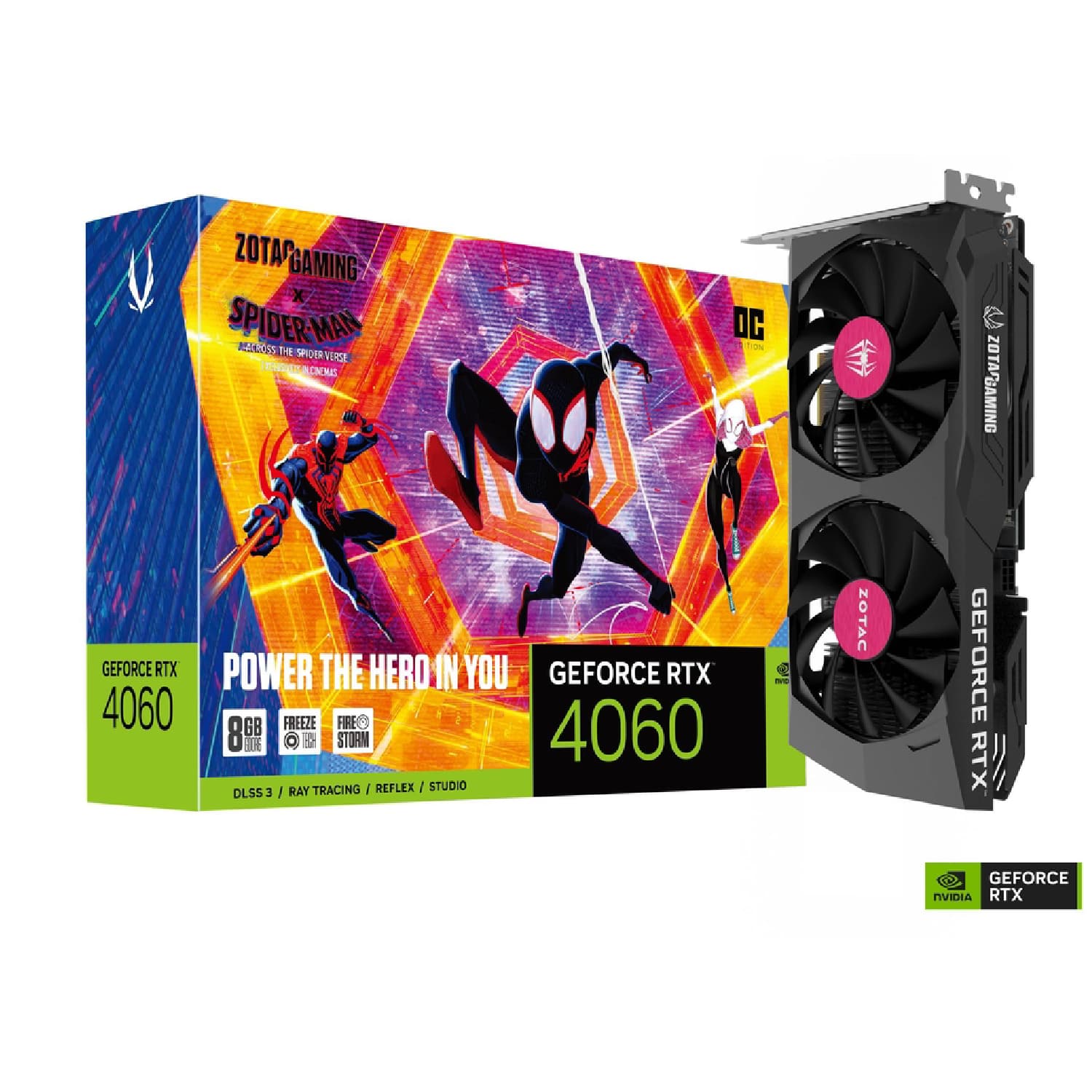 ZOTAC GAMING GeForce RTX 4060 8GB OC Spider-Man Bundle