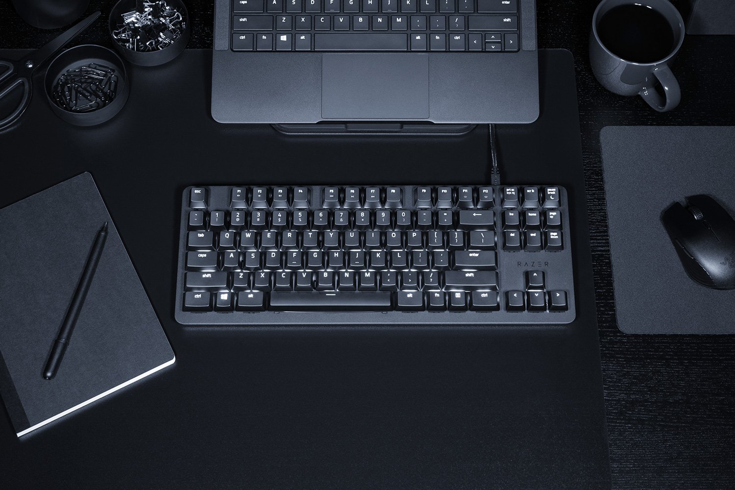 Razer BlackWidow Lite Mechanical Gaming Keyboard White – Orange Switch - Image 4