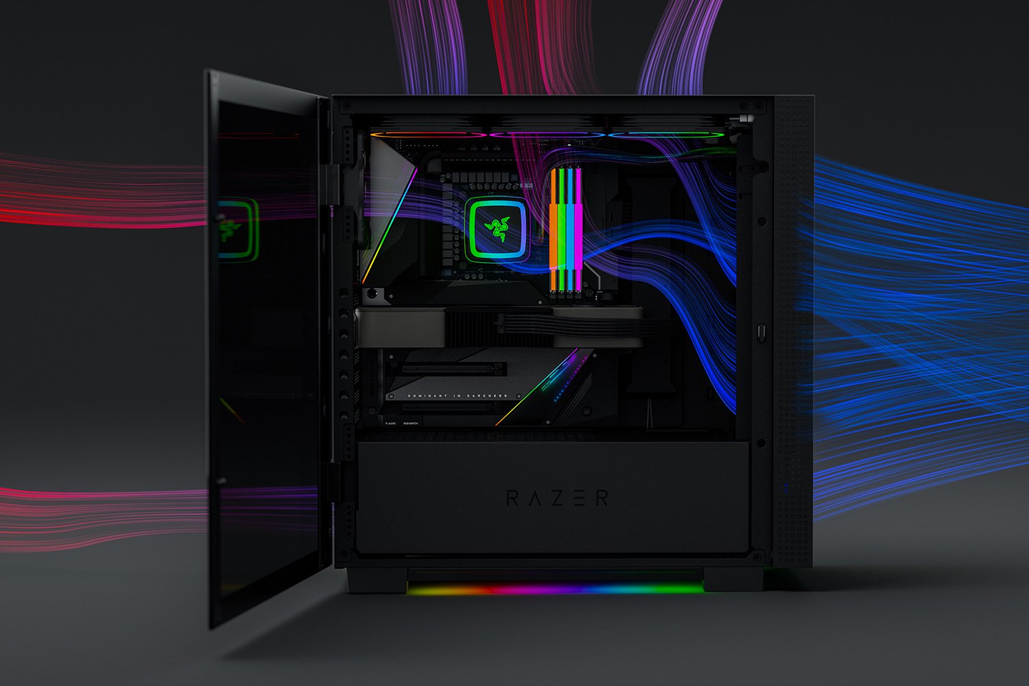 Razer Tomahawk ATX Mid-tower with Razer Chroma RGB Gaming Chassis - Image 3