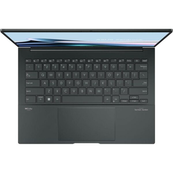 ASUS Zenbook 14 OLED Q415MA Business Touchscreen Laptop | Intel® Core™ Ultra 5 Processor 125H, 8GB DDR5, 512GB SSD, Backlit KB, 14" FHD OLED 0.2ms HDR 100% DCI-P3, Windows 11, Jasper Gray - Image 2