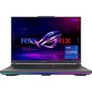 ASUS ROG Strix G16 G634J Intel Core i9-14900HX, 14th Generation, 32GB RAM DDR5, 1TB SSD NVMe, NVIDIA® GeForce RTX™ 4080 12GB GDDR6 Graphics, 16" QHD (2560 x 1440) 240HZ, RGB Backlit KB, Windows 11 Pro, Eclipse Grey