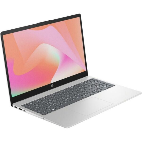 HP 15 FD0532NIA Intel® Core™ i3-1315U 13th Generation, 4GB Ram DDR4, 256GB SSD NVMe, Intel® UHD Graphics, 15.6" FHD (1920x1080), Backlit KB, Free DOS, Natural Silver - Image 2