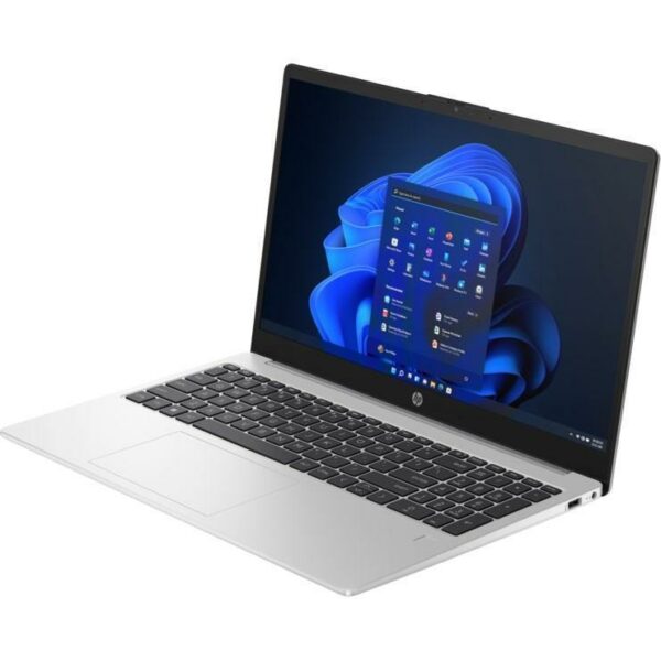 HP 250 G10 Laptop 8A515EA - Intel Core i7-1355U, 8GB DDR4, 512GB SSD, Intel Iris Xe Graphics, Backlit KB, 15.6" FHD Display | Turbo Silver - Image 2
