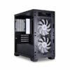 Lian-Li LANCOOL 205M Mesh Micro-ATX Tempered Glass Mid Tower Case – Black & White - Image 5