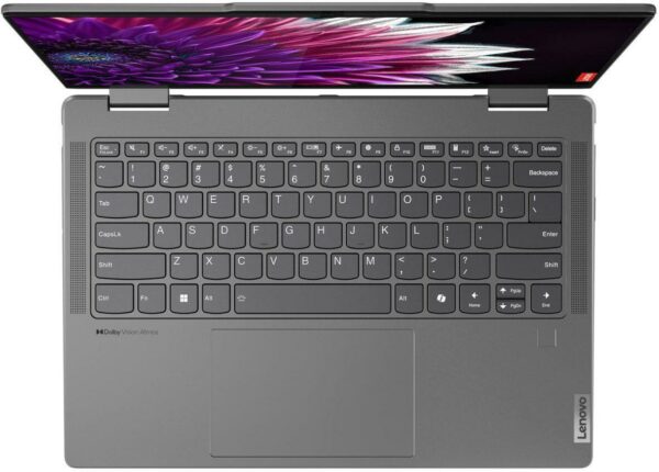 Lenovo Yoga 7 14IL9 2 in 1 Intel Core Ultra 5 125U Processor 16GB Ram 512GB SSD 14" WUXGA 1200p IPS 300nits Dolby Vision MicroEdge Touchscreen Convertible Display Backlit KB FP Reader Windows 11 Home (Storm Grey) - Image 2